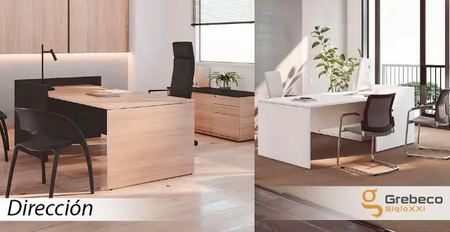 Imagen Mesa de direccin con mueble soporte lado derecho 2