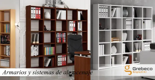 Imagen Conjunto libreria de cubos con 25 huecos.