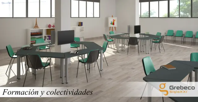 Imagen Mesa colectividades trapezoidal*