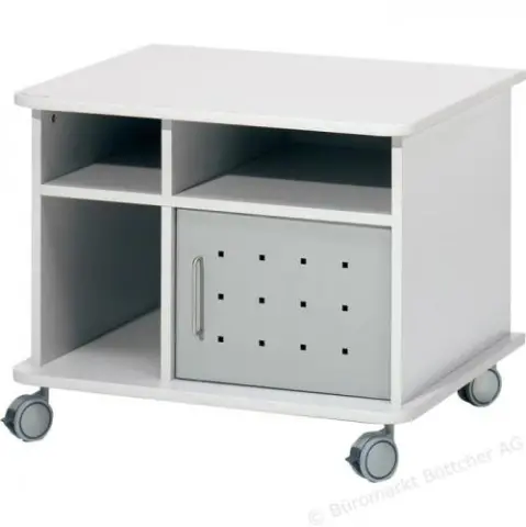 Imagen Mesa para fotocopiadora  color gris.