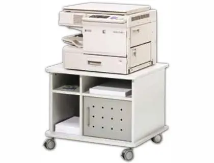Imagen Mesa para fotocopiadora alta color gris 2