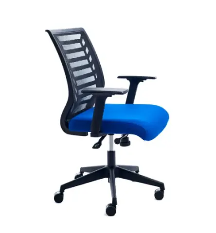 Imagen Silla giratoria respaldo de malla con brazos regulables 3