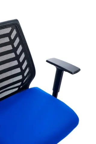 Imagen Silla giratoria respaldo de malla con brazos regulables 4
