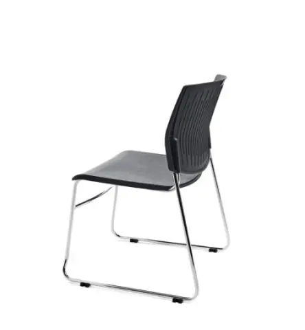 Imagen Silla confidente en PVC apilable 3