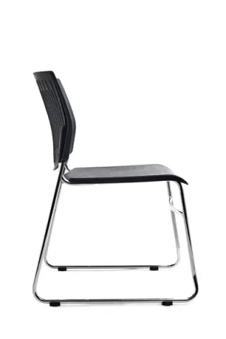 Imagen Silla confidente en PVC apilable 4