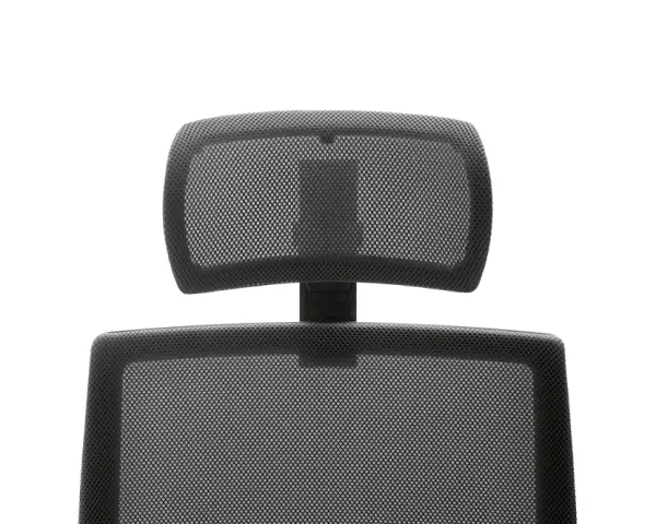 Imagen Sillón giratorio 360º con cabezal, respaldo y asiento tapizado en piel. Brazos 4d trasla. 3