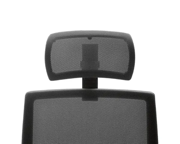 Imagen Silla giratoria 360 con cabezal, respaldo y asiento tapizado en piel. Brazos 4d trasla. 3