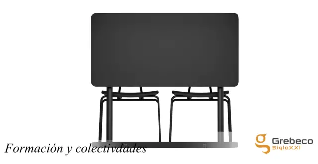 Imagen Mesa rectangular plegable. Tapa compacmel. Rodante. Entrega 3-5 das 2