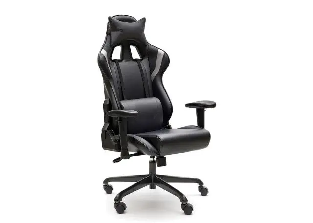 Imagen Silla Gaming giratoria Negro-Gris. Entrega 48-72h.