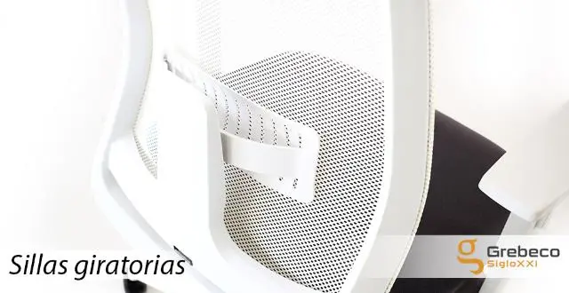 Imagen Silla giratoria con base en alumino blanco y brazos 1D 2