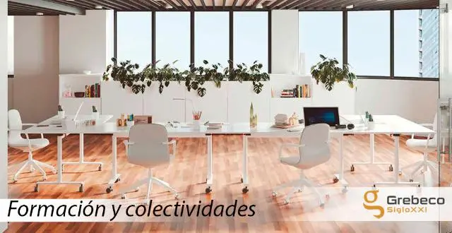 Imagen Mesa colectividades rectangular plegable con ruedas.