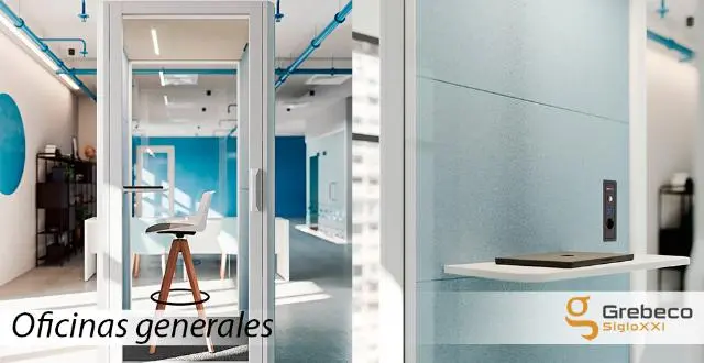 Imagen Cabina individual fonoabsorbente , interior tapizado AE , con mesa y taburete Q ajustable en altura 3