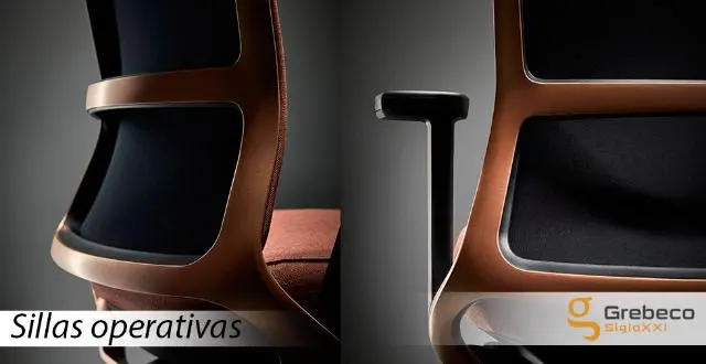 Imagen Silla giratoria c/brazos 2D-Estructura y marco pulidos en bronce ,tapizada en G1 2